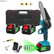 Electric Chainsaw 6Inch Rechargeable Woodworking Saw Pruning Logging Saw