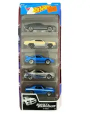 Hot Wheels Fast & Furious 5 Pack Skyline GT-R Mustang Fastback Monte Carlos
