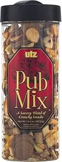 Utz Pub Mix, A Savory Blend of Crunchy Snacks- 20 Oz. (2 Containers)