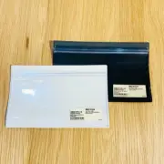 MUJI ONE-SIDE TRANSLUCENT POCKET FOLDER WHITE GREY/DARK GREY (Select)