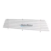 WHITE VENETIAN BLIND AUTO SHADE FOR MITSUBISHI NIMBUS MAY 1984 - JAN 1992