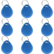 9X RFID ID Card Reader Writer 125khz IC Key TagsToken NFC TAG Keychain