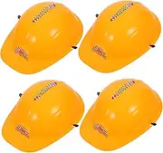 GETAJGHSD 5pcs Kids Simulation Construction Hats Building Dress Up Hats Theme Favor Caps
