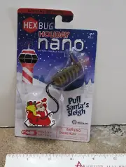 HexBug Holiday nano Pull Santa's Sleigh (Newton Series) NEW FREE SHIP!