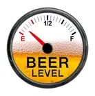 Beer Meter Sticker Drinking Drink Gauge Cup Mug Cooler Refrigerator Keg Decal