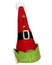 Deluxe Santa Helper Elf Hat
