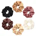 Bands Headband Satin Silk Hair Tie Elastic Scrunchies Hair Rope Ponytail Holder