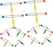 HONMEET 28pcs Plastic Noise Maker Click Balls for Graduation Celebrations Mixed Color Lightweight Fun Indoor Outdoor Entertainment for All Ages