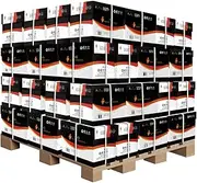 Vignette Stationery 1x Pallet 56x Cartons A4 Printing Copy Paper, 80GSM, 140,000 Sheets, 280 Reams, 500 Sheets per Ream, White for Fast Printing 125 Sheets Per Minute Easy Go Through Printer