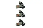 Shintaro 8GB Rotating Pocket Disk 3 Pack USB2.0