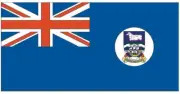 Falkland International Flag Sticker Decal