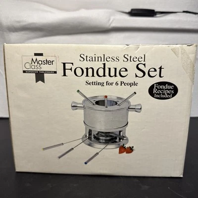 Stainless Steel Fondue Set