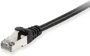 606100 Cat.6A S/FTP Patch Cable 0.15 m Black