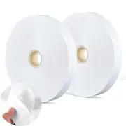 2Rolls JellyRoll Batting Strips ForRugs 2 1/4 in 70 Yds,Needle Punched Cotton Blend Batting Roll with Fabric Tube Maker As Shown
