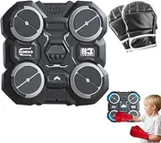 Music Boxing Machine for Children | Light-up Training Gear for Kids, Adjustable Speed and Volume, Shock Absorption for Study Room, Balcony