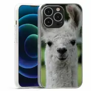 For Apple IPhone 13 Pro Max Mini TPU Case Cover+Glass(Llama Smile)