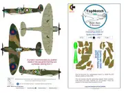 TopNotch 1/48 Spitfire Mk1a DW-K Camo Masks
