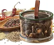 Seasoning Containers,Airtight Seasoning Containers | Space-Saving Stackable Bottle with Silicone Seal Organization for Kitchen Home Cabinet Counter