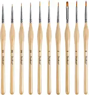 Miniature Paint Brushes 10 Set Pcs for Acrylic Painting Watercolor Oil Citadel
