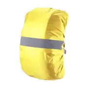 30-40L Waterproof Backpack Rain Cover with Reflective Strap S Yellow