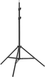 Photography Light Stand, 3-6.6Ft/92-200Cm Adjustable Sturdy Tripod Stand for Ref