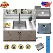 Elegant 18 Gauge Stainless Steel Undermount Sink with Noise Reduction Features