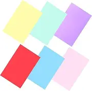 ARTIBETTER 6 Pack Gel Sheets PVC Lighting Filters Photo Film Sheets Led Light Diffusers Classroom Lighting Filters
