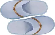 EPIGEIST 1Pair Washable Spa Slippers for Guests Non Slip Closed Toe Design Shoes for Men and Women for Hotels Home Travel Elegant present Packaging