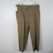 Dockers Pants Mens 38x30 Straight Fit Best Pressed Iron Free Khaki Brown NWT