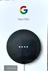 NIB GOOGLE NEST MINI (2nd Generation) SMART SPEAKER Charcoal ~ GA00781-US ~ NEW