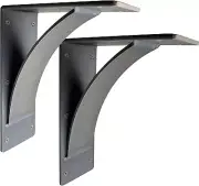 RRD Steel Mantel Brackets Heavy Duty (2 Pack) Fireplace Mantel Brackets - Counte