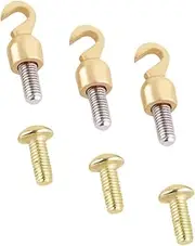 Qianly 3x Weight Shell Open Hook Set 5mm Thread Tools and Replacement for Clock Watch Accessories