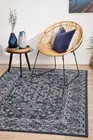 NEW ABBY RUG SEASIDE Navy Blue Outdoor Indoor Modern Large Carpet FREE POST*