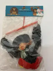 Vintage Toy Unopened Acrobatic “SPUNKY THE MONKEY” Collectable Made In Japan