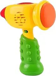 JOINPAYA The Hammer for for Babies Music Educational Musical Music Funny Lights Music Plastic Yellow