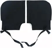 [AIMALL] Winter Oxford Cloth Handlebar Gloves 10.6x12.6in Windproof Water-Resistant Fleece-Lined Mitts for Motorcycle Scooter Snowmobile Cold Weather Riding Black Colour