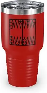 Teegarb Letter Blanket 30oz Tumbler Stainless Steel Colors Humorous Entertainment Fun Board Games Scrabble Backgammon Vintage Tabletop 30oz / Red