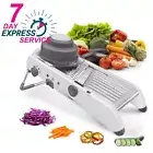 18 Types Adjustable Mandoline Slicer Stainless Steel Vegetable Julienne Grater