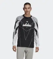 Adidas Originals Men's SPRT Shark Long Sleeve Goalkeeper Jersey H09024 Black