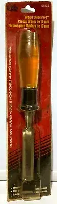 Tool Cache Wood Chisel 3/4"x10.5" Carbon Steel Heat Treated 51232 New Old Stock