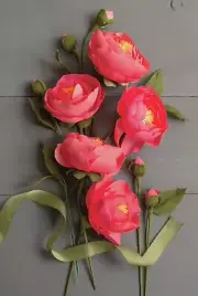 Crepe Paper Flower Kit Peonies