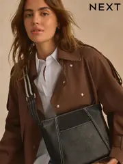Black Casual Messenger Bag (N77228) | $49