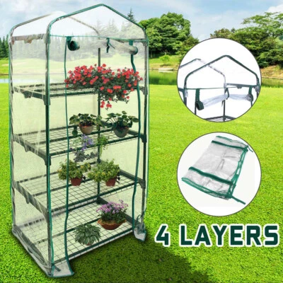 Four Floors Green Household Plant Greenhouse Mini Garden Warm Room PVC Garden Wa