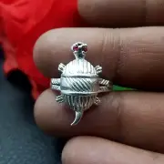 Tortoise/Turtle Style Indian Solid 925 Sterling Silver Unisex Ring Gift For Her