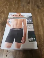CALVIN KLEIN MICROFIBER 4-PACK MENS BOXER BRIEFS XL 40-42