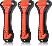 Pack of 3 Emergency Hammer Car with Belt Cutter, Emergency Hammer for Car, Safety Hammer, Car Safety Hammer, Emergency Hammer, Car Window Breaker for Car, Bus, Truck, Car Accessories