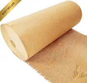 Honeycomb Kraft Paper Cushioning Wrap Roll, 500mm x 450m, Eco Packaging