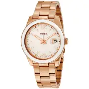 Fossil Women's Perfect Boyfriend Rose Gold Tone Stainless Steel Watch CE1088