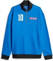 [PUMA] Mens Clydes Closet Quarter Zip Athletic Outerwear Casual - Blue