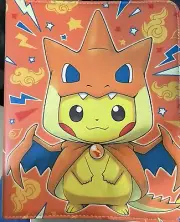 Mega Charizard Y Poncho Pikachu Sleeve Binder Card Holder